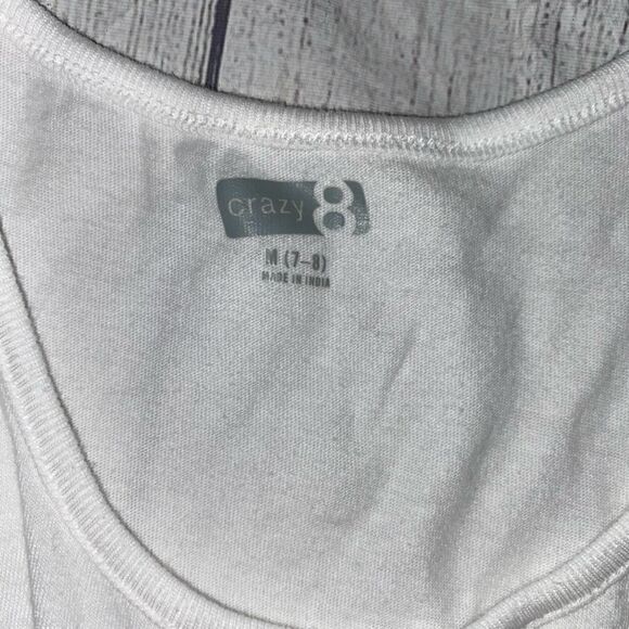Crazy 8 watch for rainbows Flowy sleeveless scoopneck tank top sz 7-8 - Picture 4 of 5